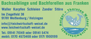 Visitenkarte Fisch Weisel